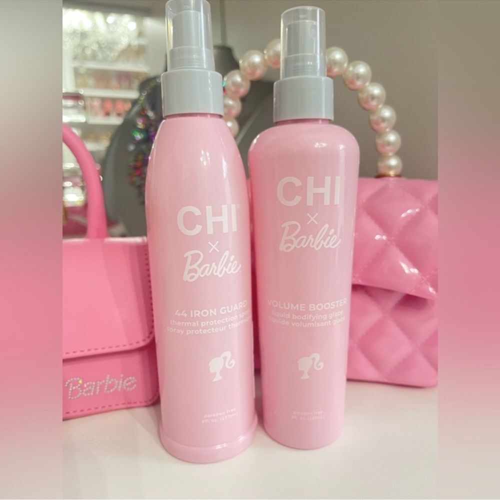 Set CHI x Barbie 44 Iron Guard Thermal Protection And Volume Booster